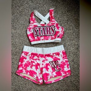 World Cup shooting star 2022 pink tie-dye practice wear